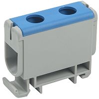 Клемма вводная силовая IEK КВС-6/50 N "ноль" 6-50мм2 синий картинка 